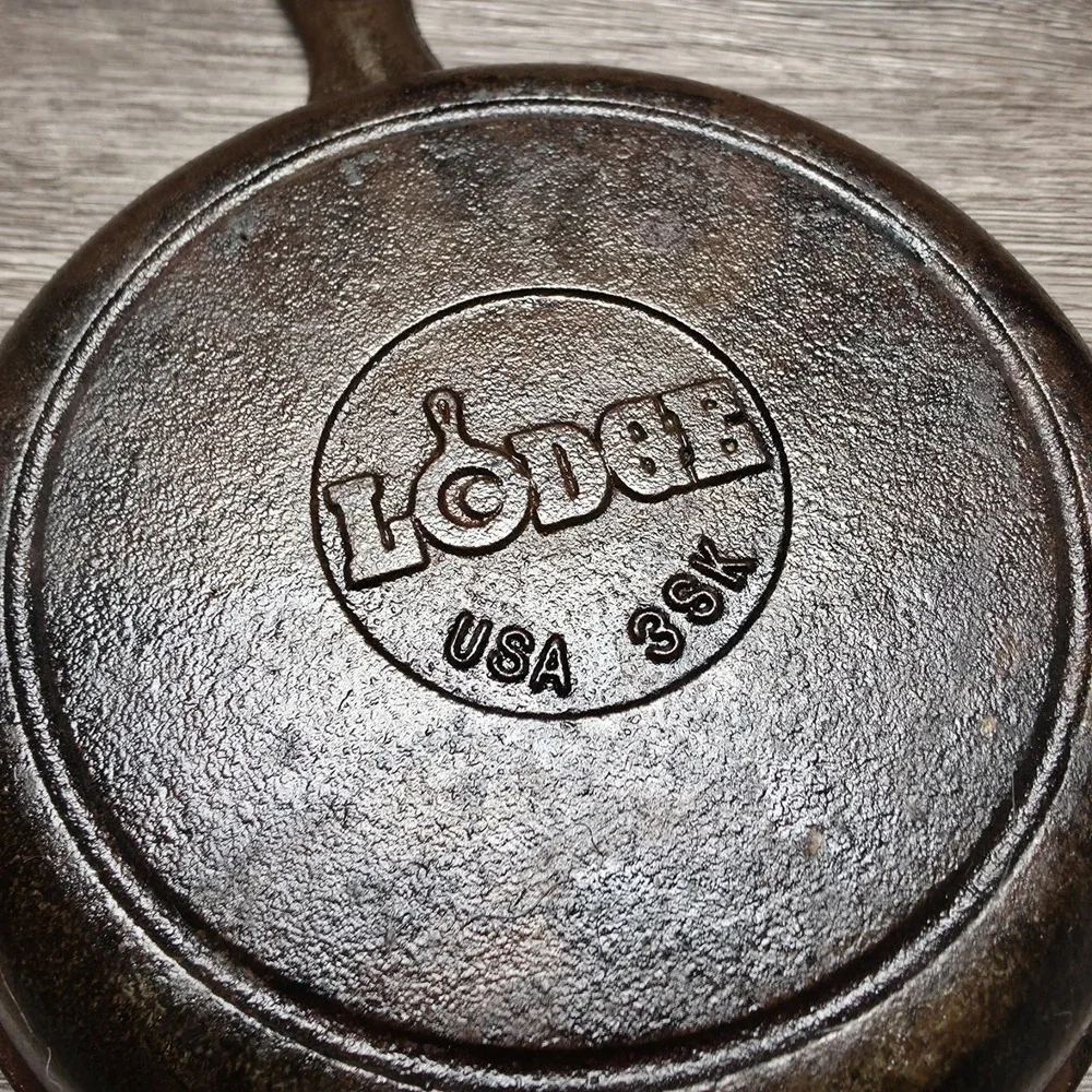 Vintage Lodge 3SK Cast iron Skillet 6.5